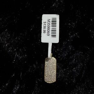 Gold Pendant with Crystals